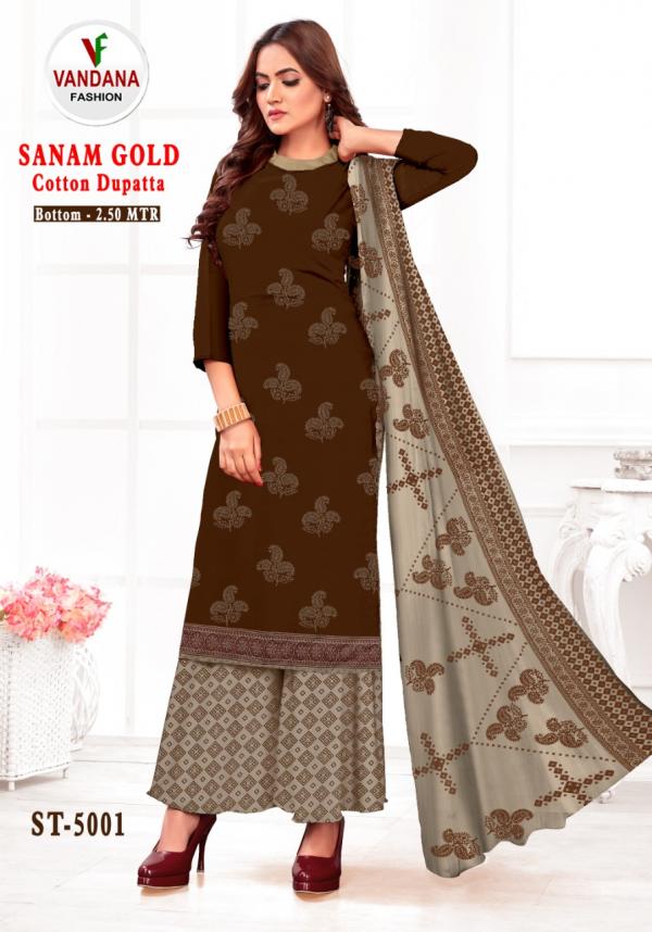 Vandana Sanam Gold Vol-5 Cotton Designer Exclusive Dress Material